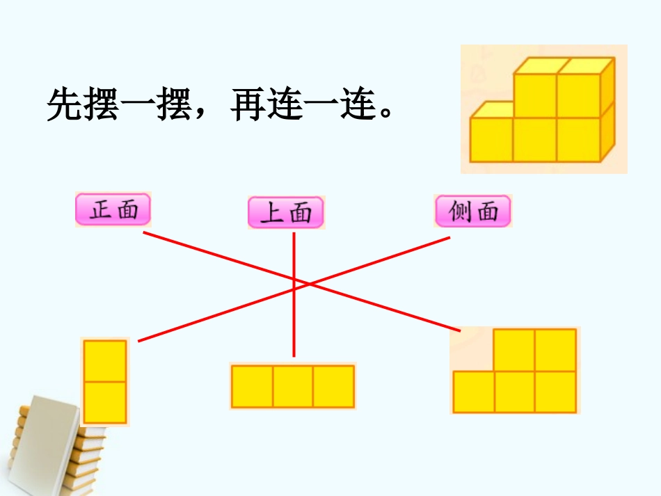 二年级数学上册观察物体复习课件_第2页