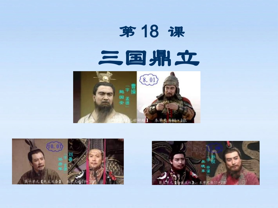 七年级历史上册第四单元第18课《三国鼎立》课件人教新课标版_第2页