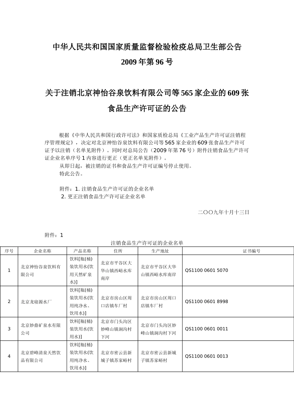 中华人民共和国国家质量监督检验检疫总局公告_第1页
