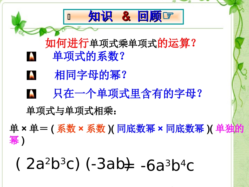 单项式与多项式相乘A_第2页