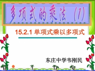 单项式与多项式相乘A
