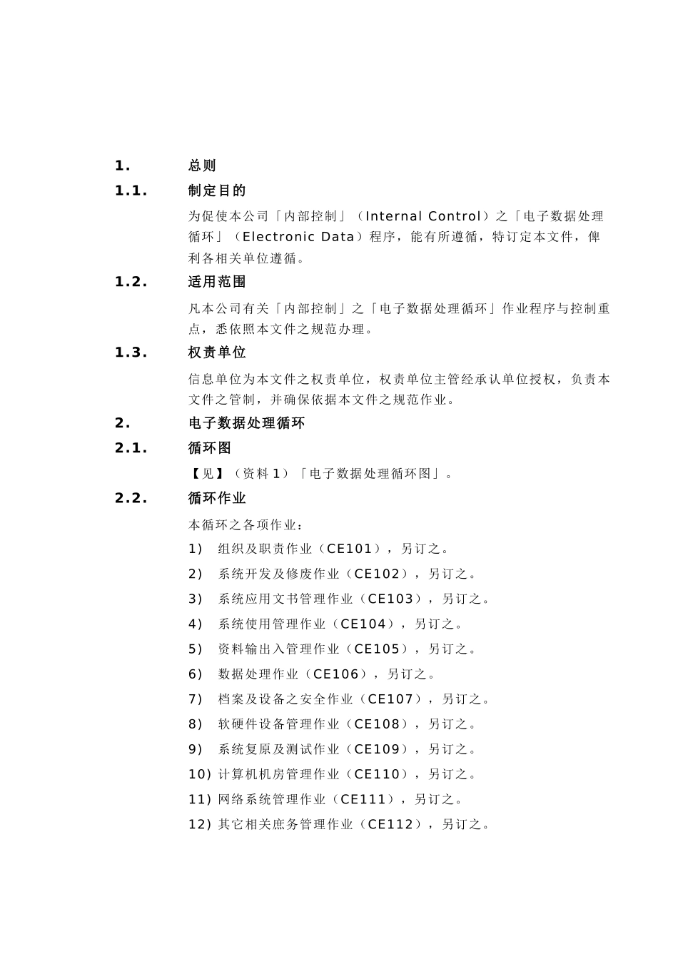 内部控制制度《电子数据处理循环》_第3页