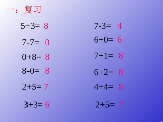 得数是9的加、减法