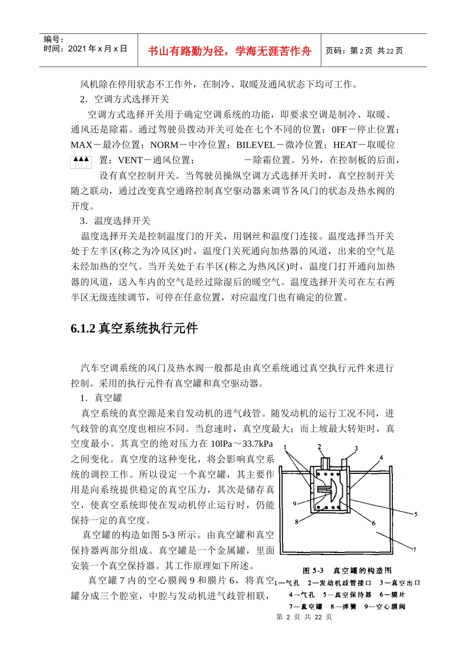 第六章汽车空调控制系统及配风方式_第2页