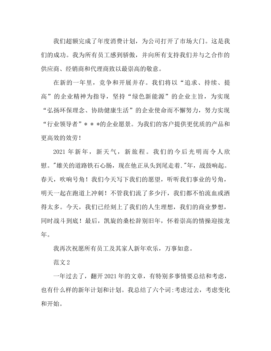 董事长年终参考总结发言稿_第2页