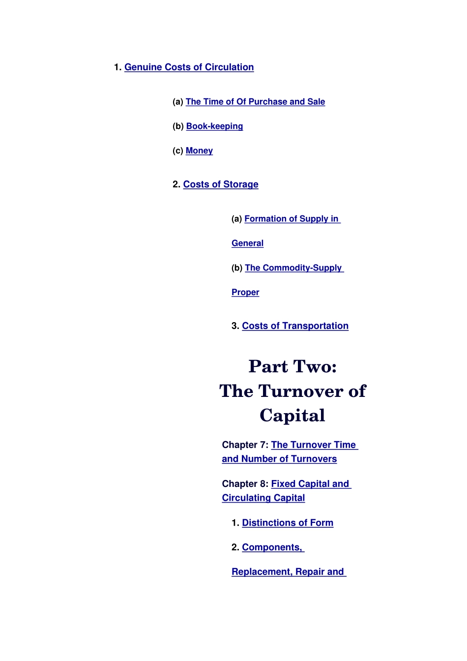 资本论英文版第二卷版本信息和目录_第3页