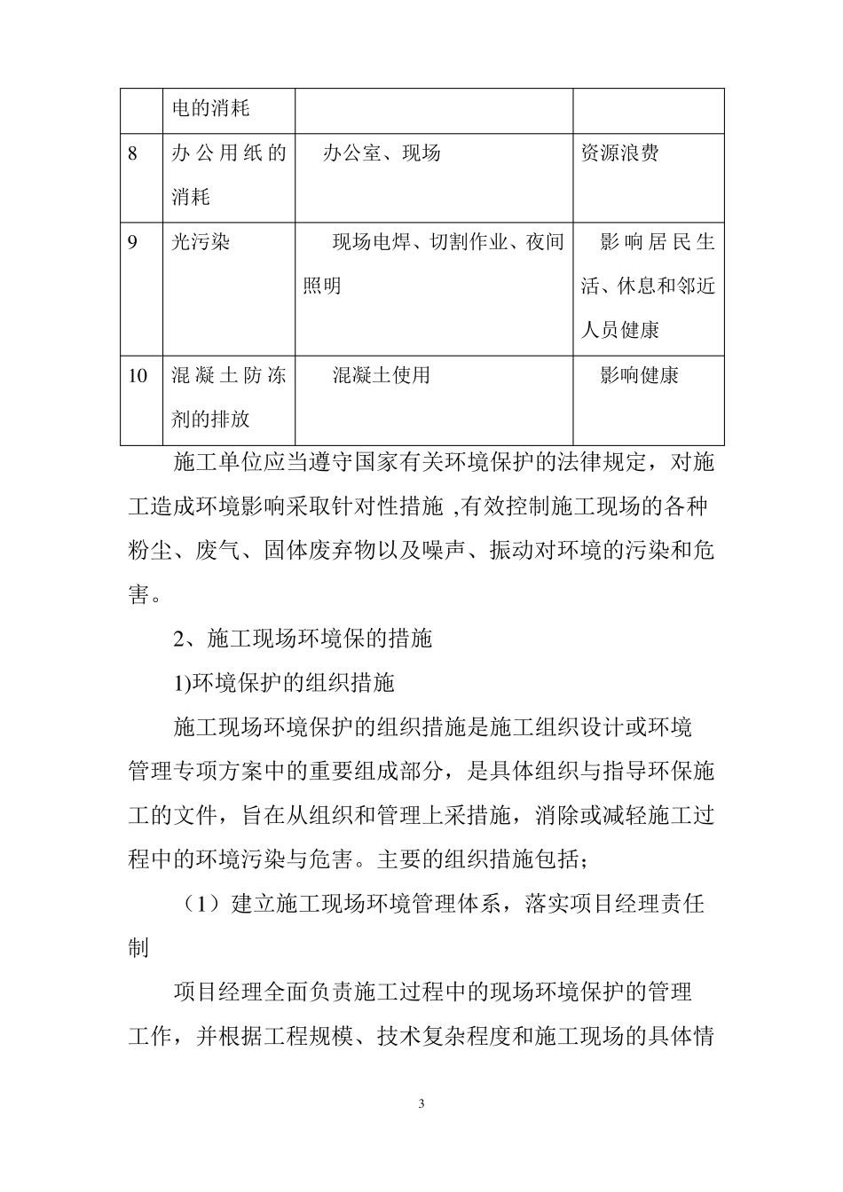 施工现场环境保护的要求_第3页
