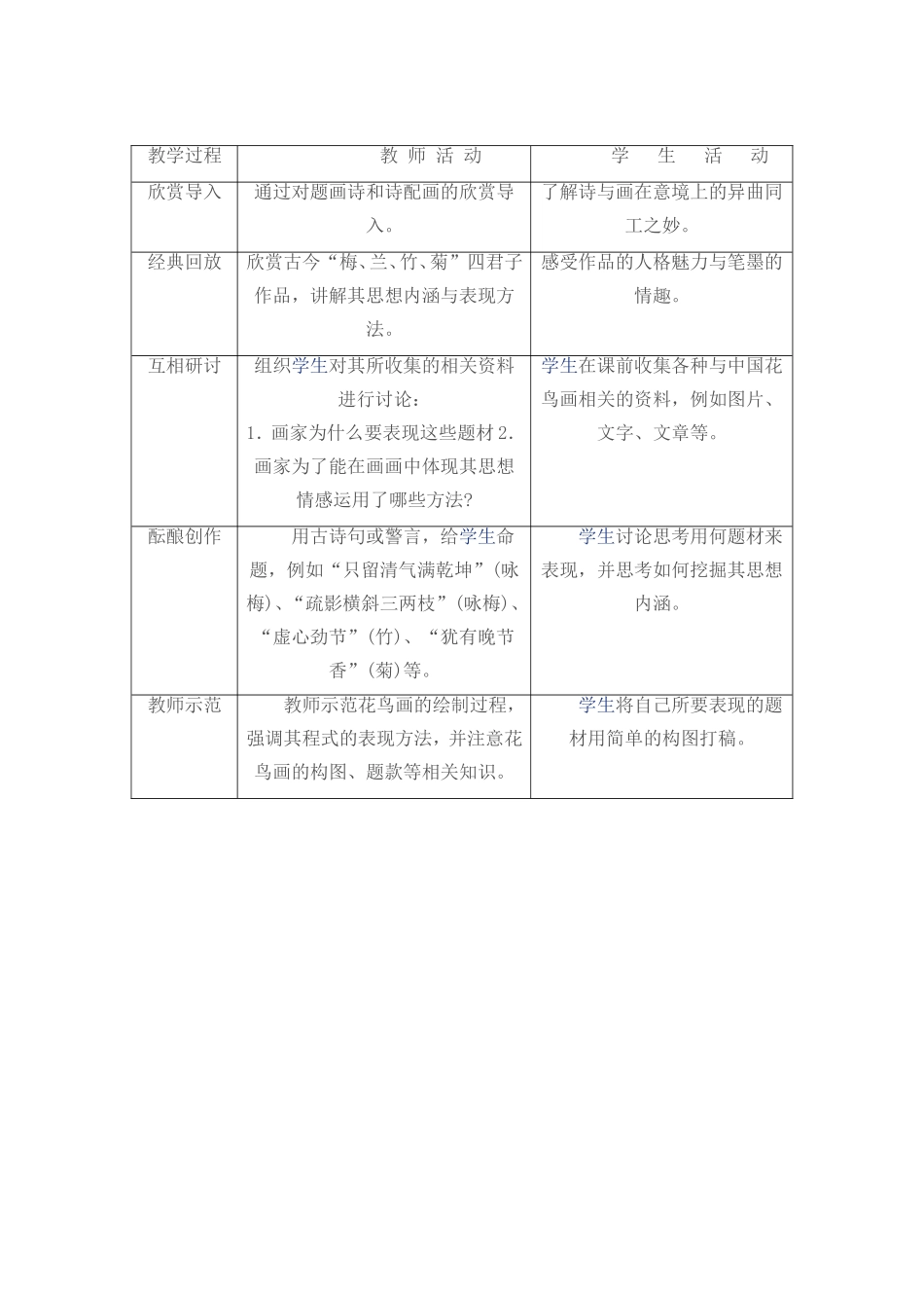 美术教案-中国画的笔墨情趣_第2页