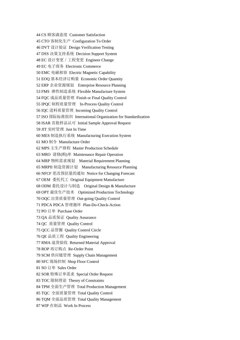 质量管理专业英语_第2页