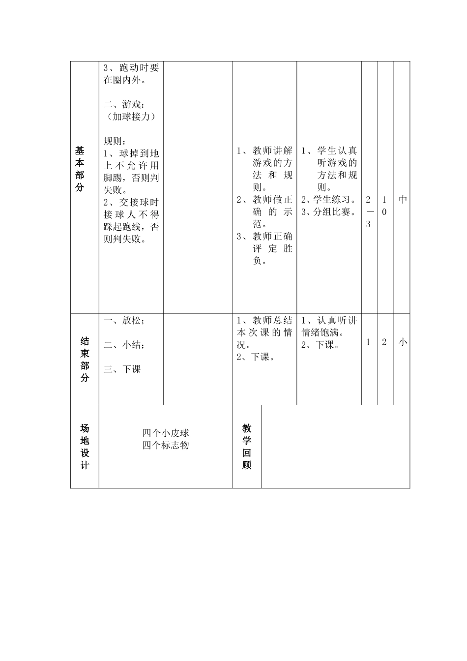 六年级体育课教案3 (2)_第2页