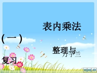 （一）乘法整理与复习