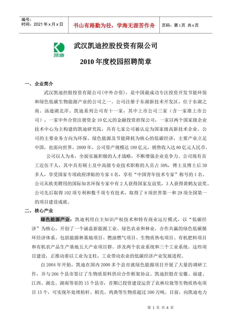 武汉凯迪控股投资有限公司_第1页