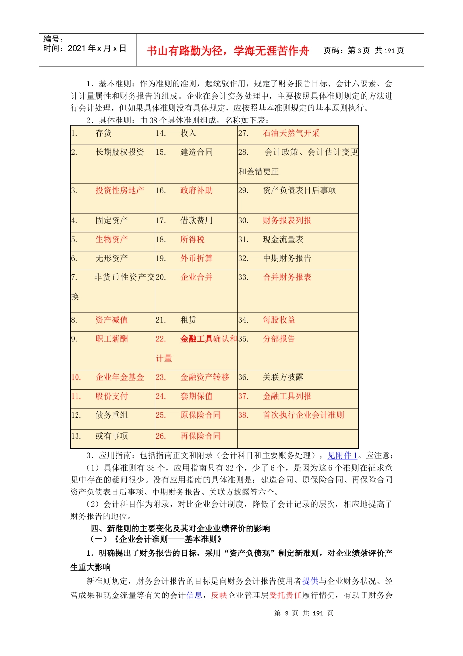 新企业财务会计及管理知识分析准则要点_第3页