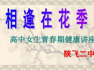 2013拒绝早恋--我们的花季雨季