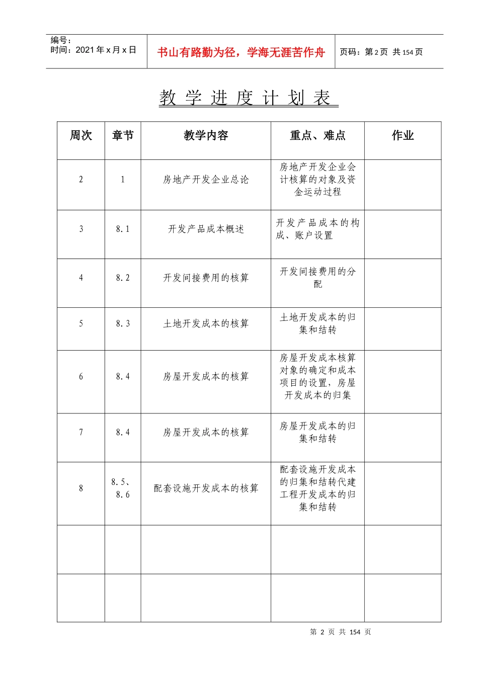 房地产开发企业会计教案文本_第2页