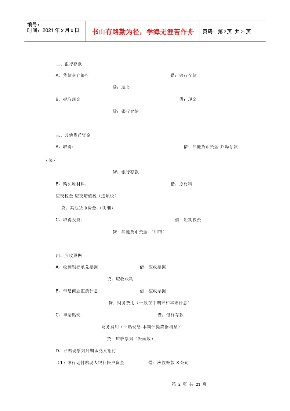 企业会计分录大全_第2页