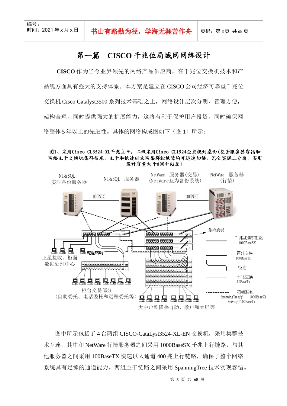 证券营业部网络全面解决方案_第3页