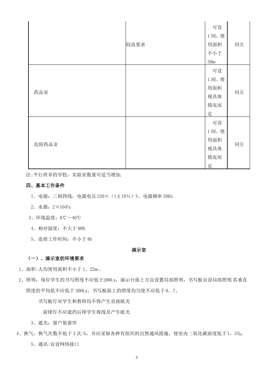 化学试验室的装备要求_第3页