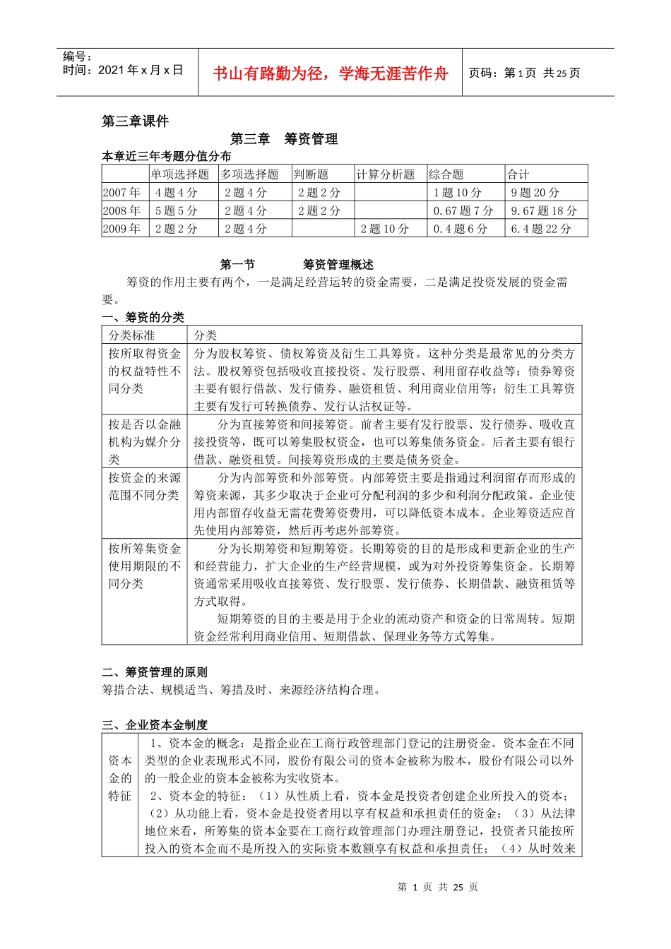 第三章课件第三章筹资管理_第1页
