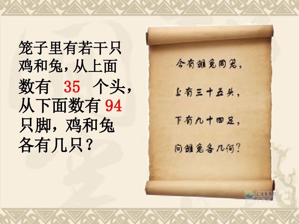 《鸡兔同笼》课件_第3页