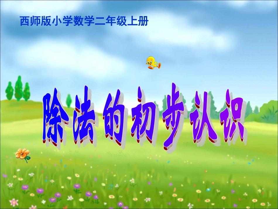 除法的初步认识（王中治）_第1页