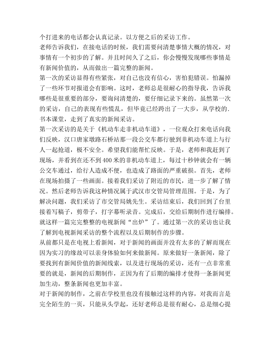 电视台记者个人工作总结（共3篇） _第2页