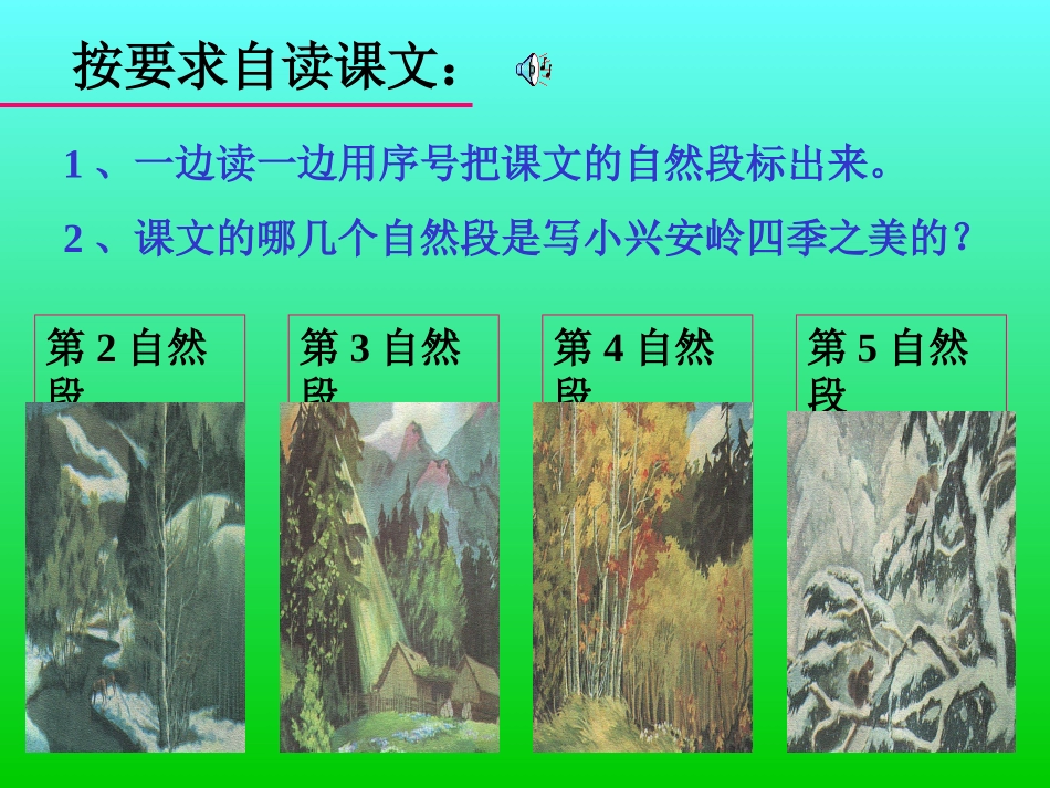 《美丽的小兴安岭》教学课件_第3页