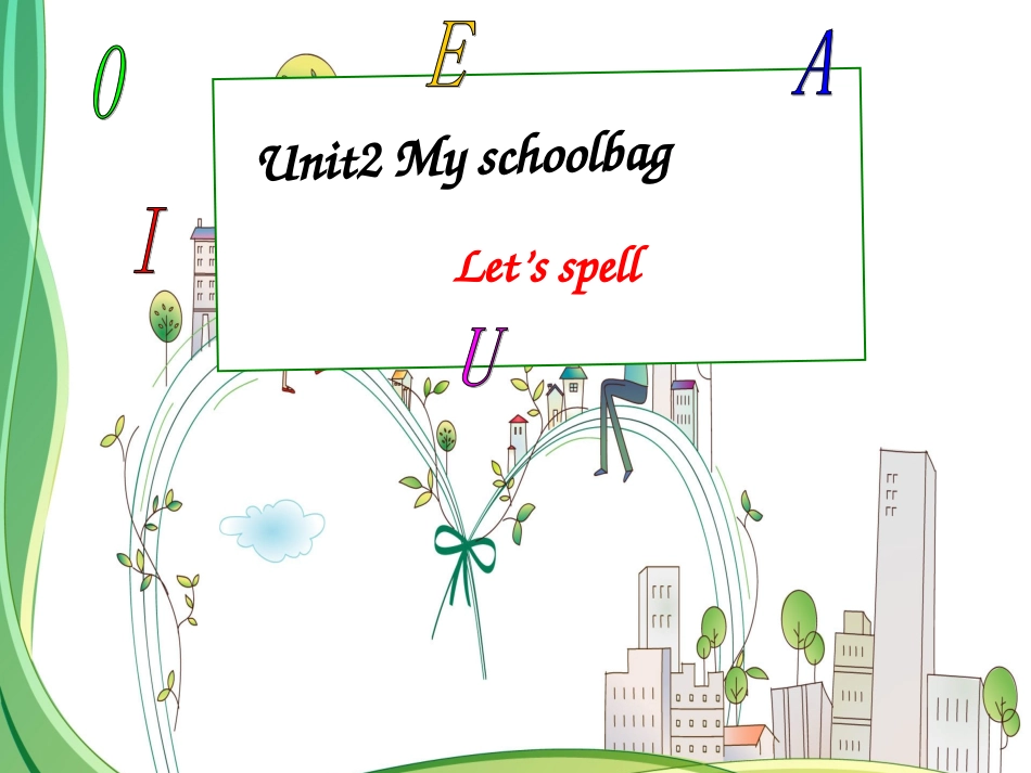 小学四年级英语Unit2Myschoolbag第三课时_第1页