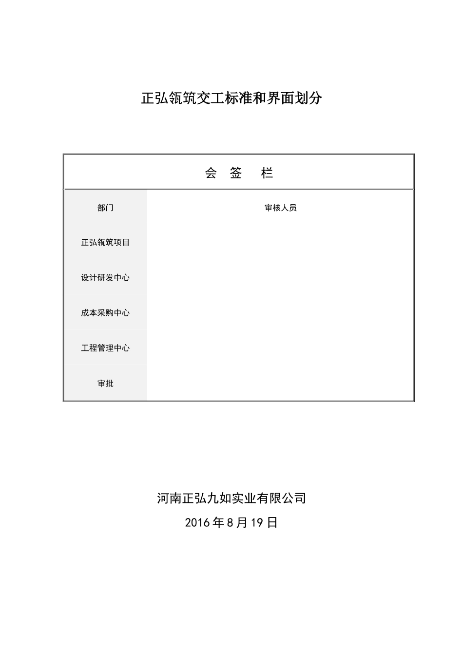 正弘瓴筑交付质量观感和交工标准培训资料_第1页