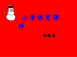 小学体育课件耐久跑