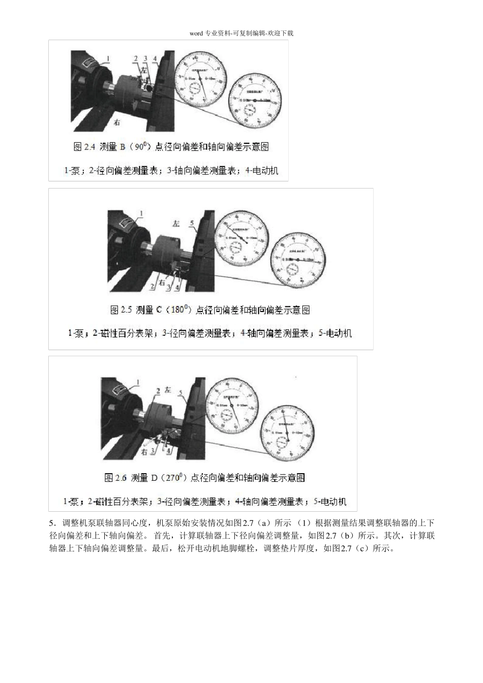 百分表测泵同轴度-_第3页