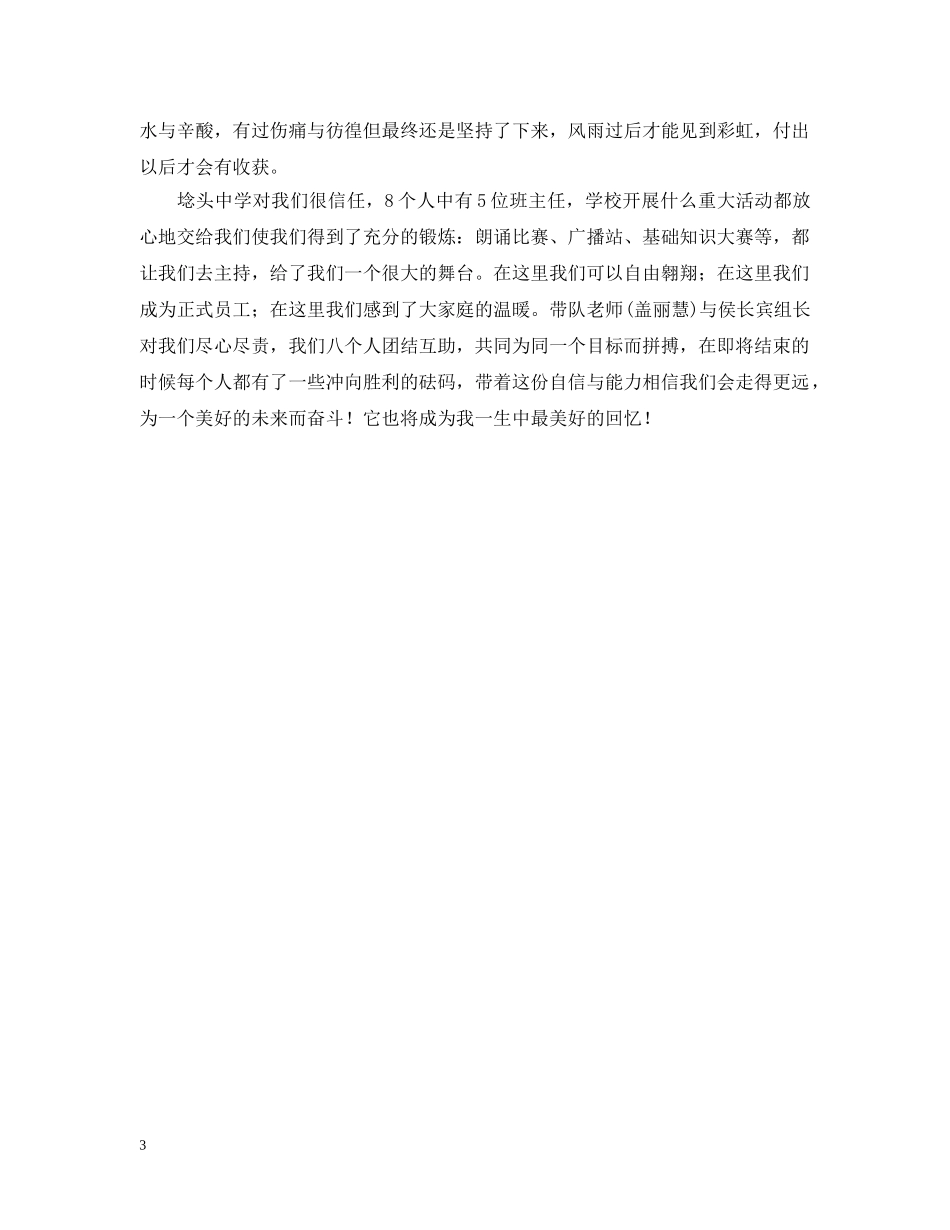 顶岗实习个人总结2 _第3页