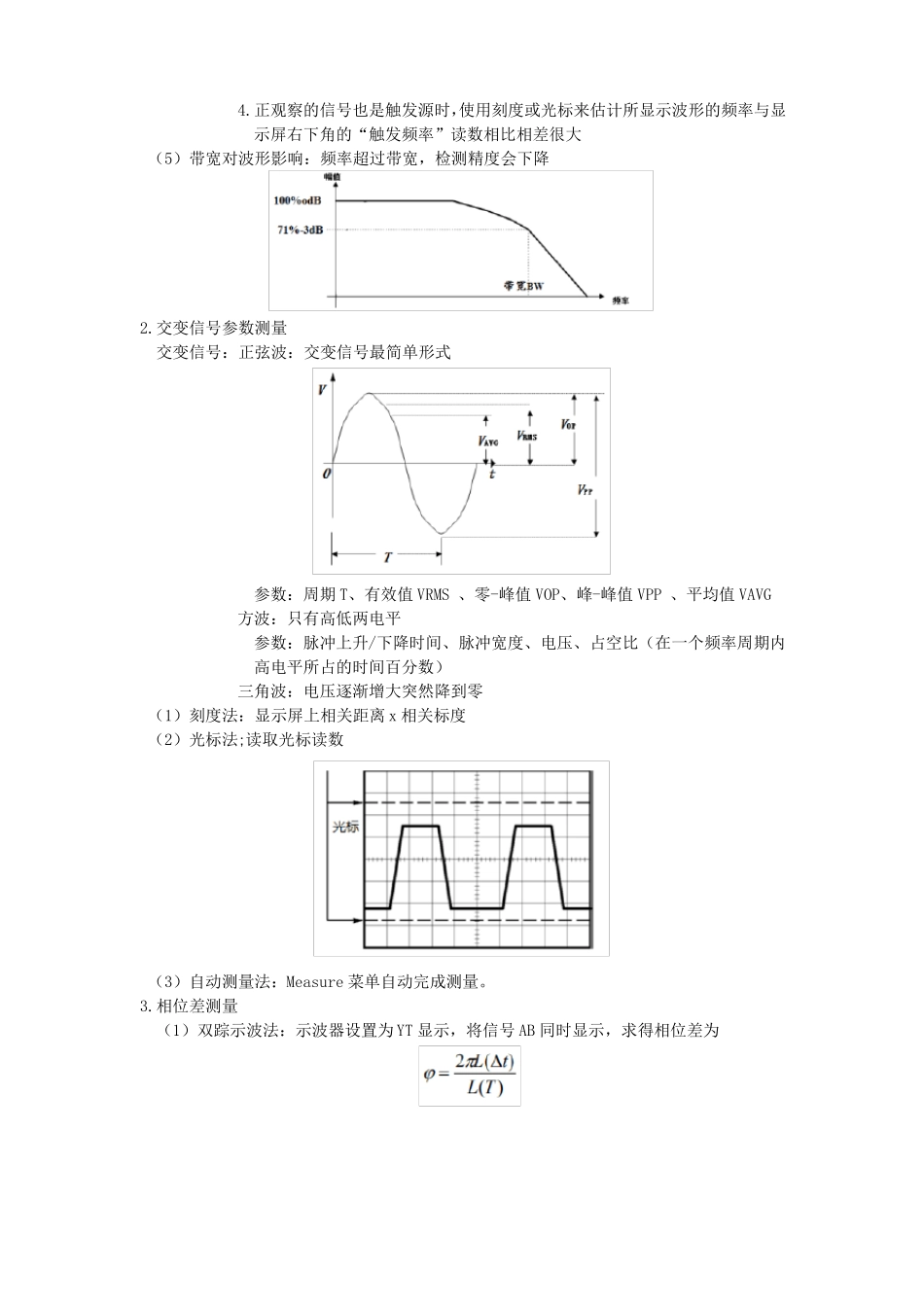 示波器的使用试验报告_第2页