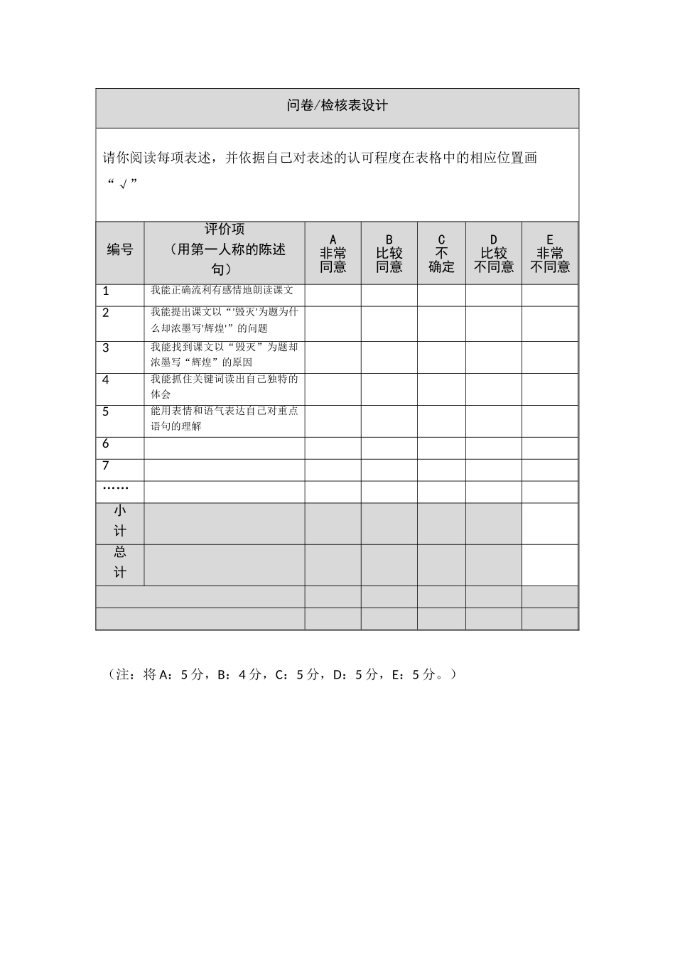 《圆明园的毁灭》情感评价问卷设计_第2页