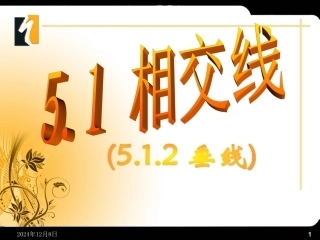 数学七年级下册人教版512垂线第一课时课件