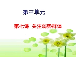 弱势群体课件