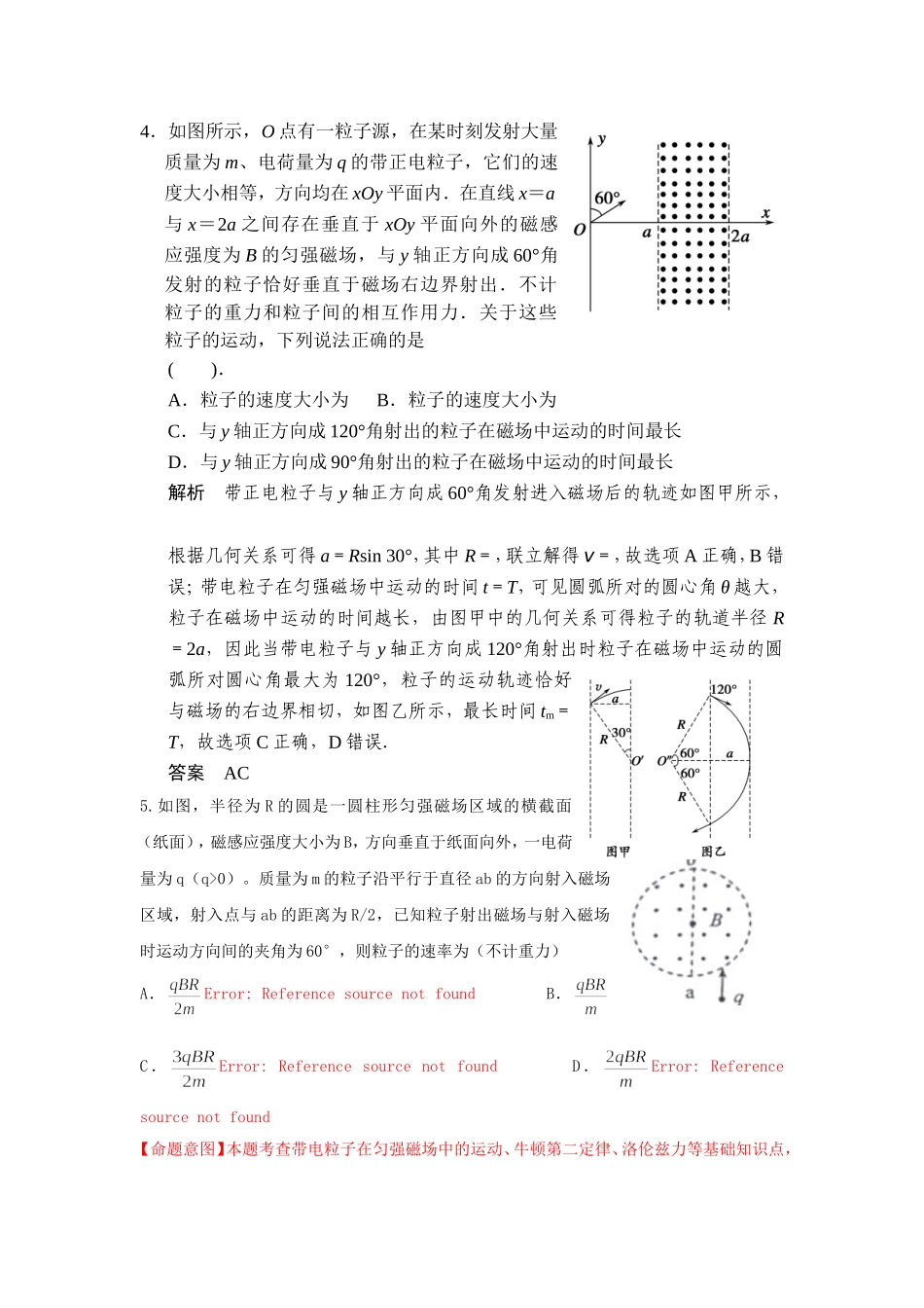 专题复习：磁场_第3页