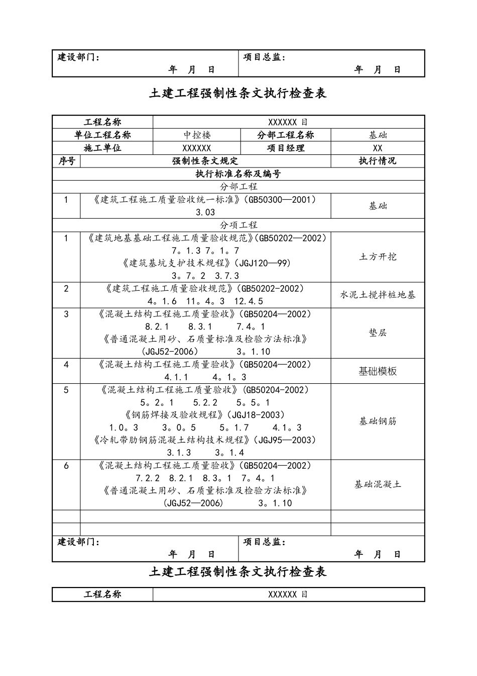 光伏电站-强制性条文执行检查表_第2页
