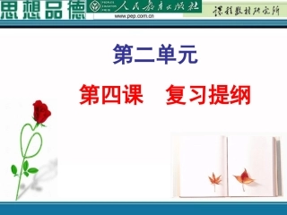 九年级思品第四课复习提纲