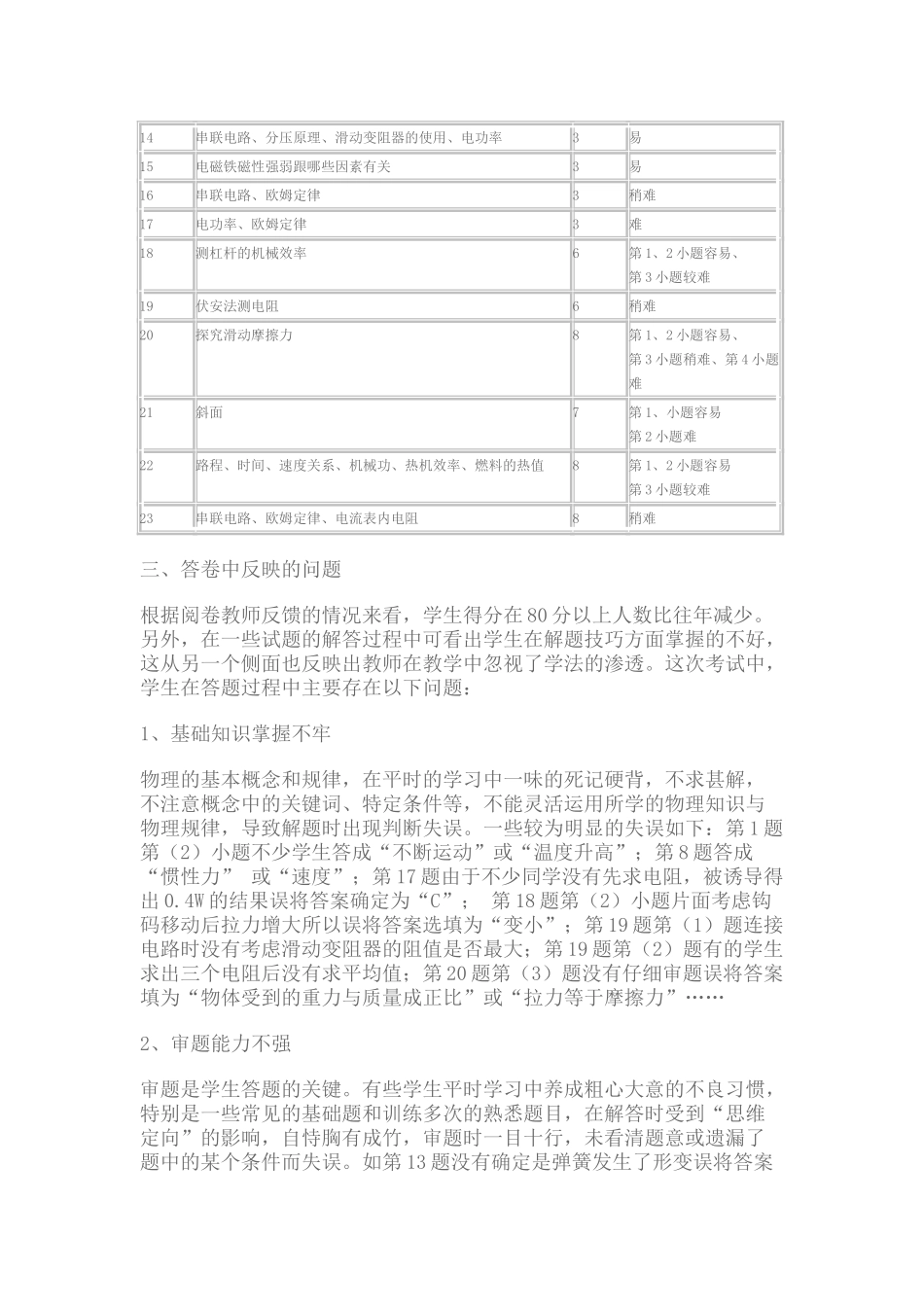 中考物理试题对初中物理教学的导向作用_第3页