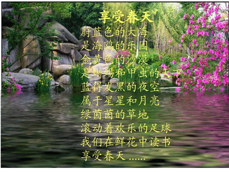 和我们一样享受春天_第3页