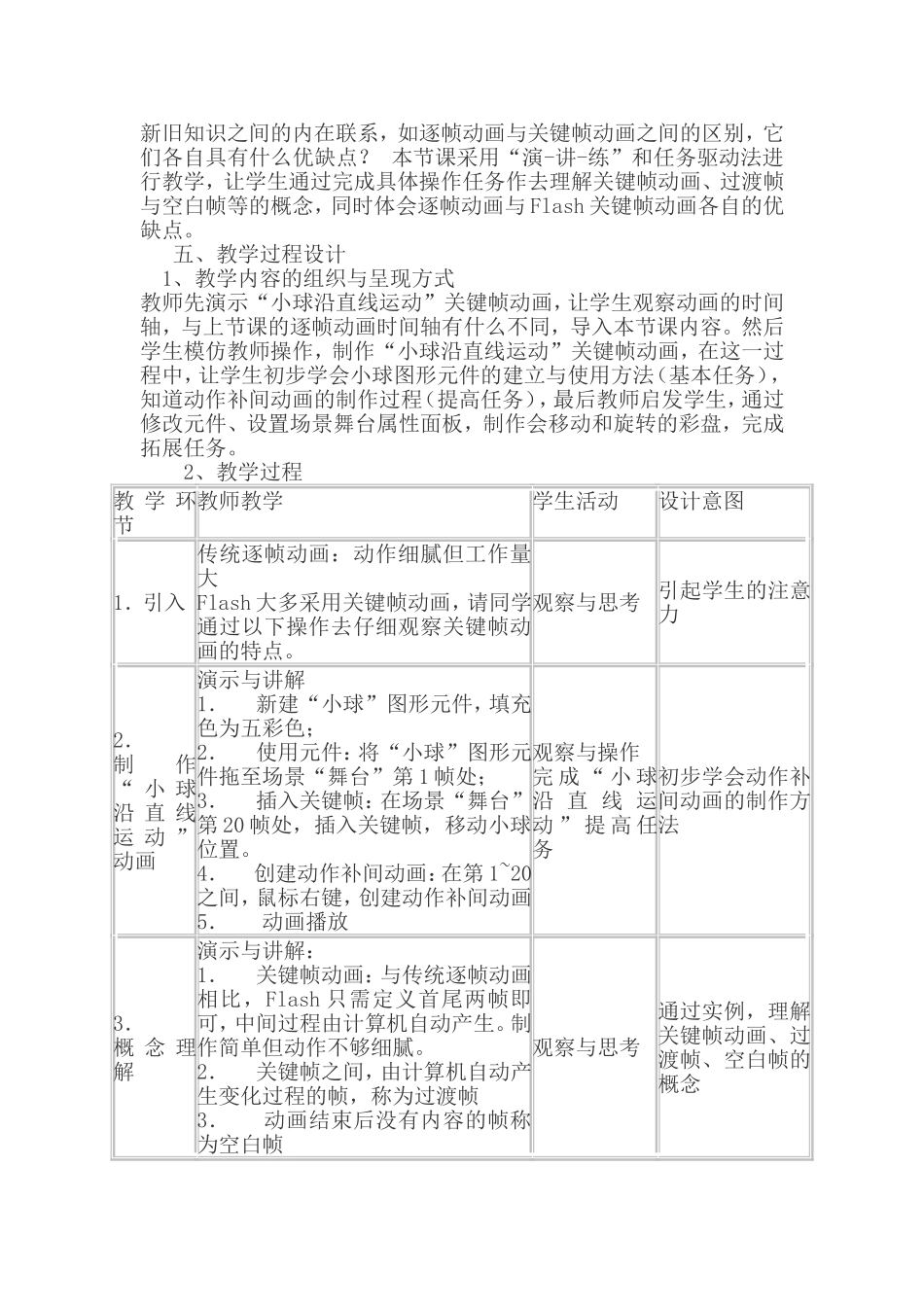 《关键帧动画》教学设计_第2页