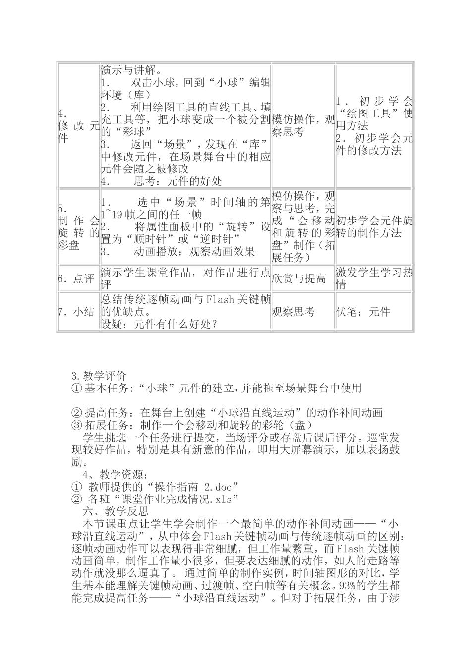 《关键帧动画》教学设计_第3页