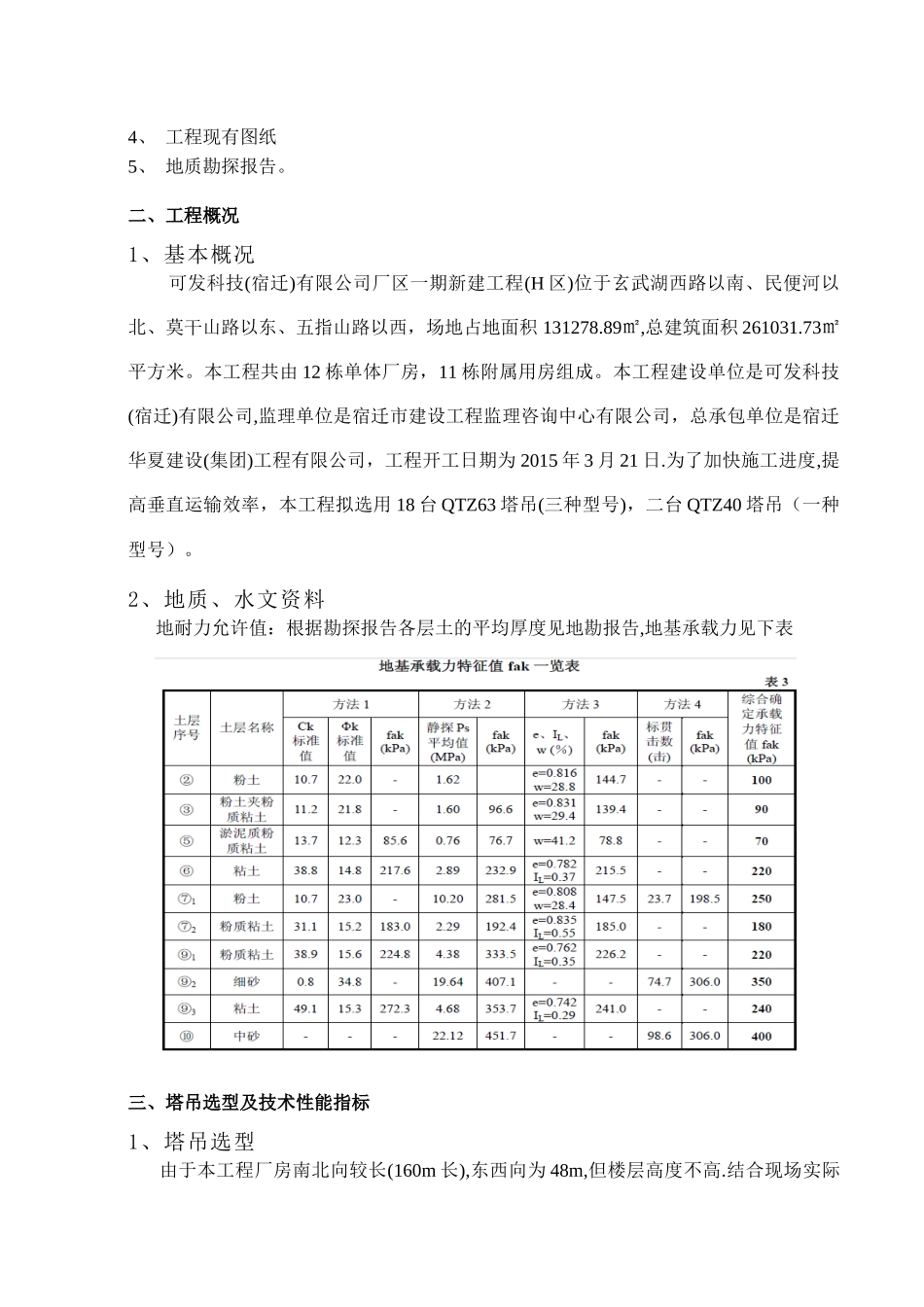 塔吊基础施工方案-QTZ63QTZ40_第3页