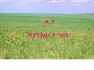 《草原》课件 (2)