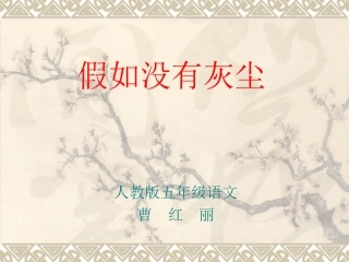 假如没有灰尘 (4)
