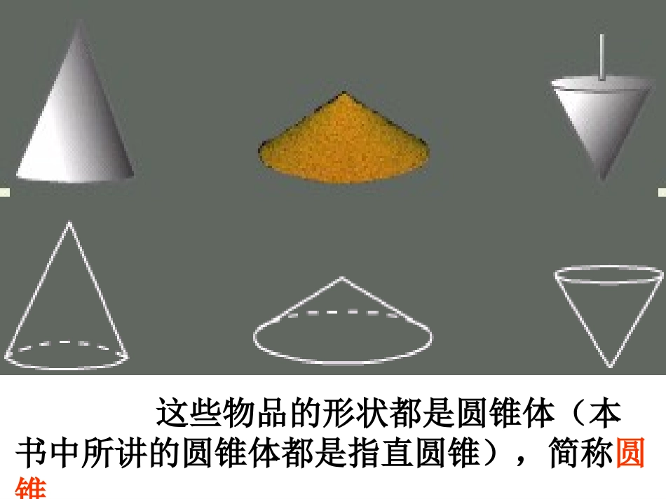 圆锥的认识和体积_第2页