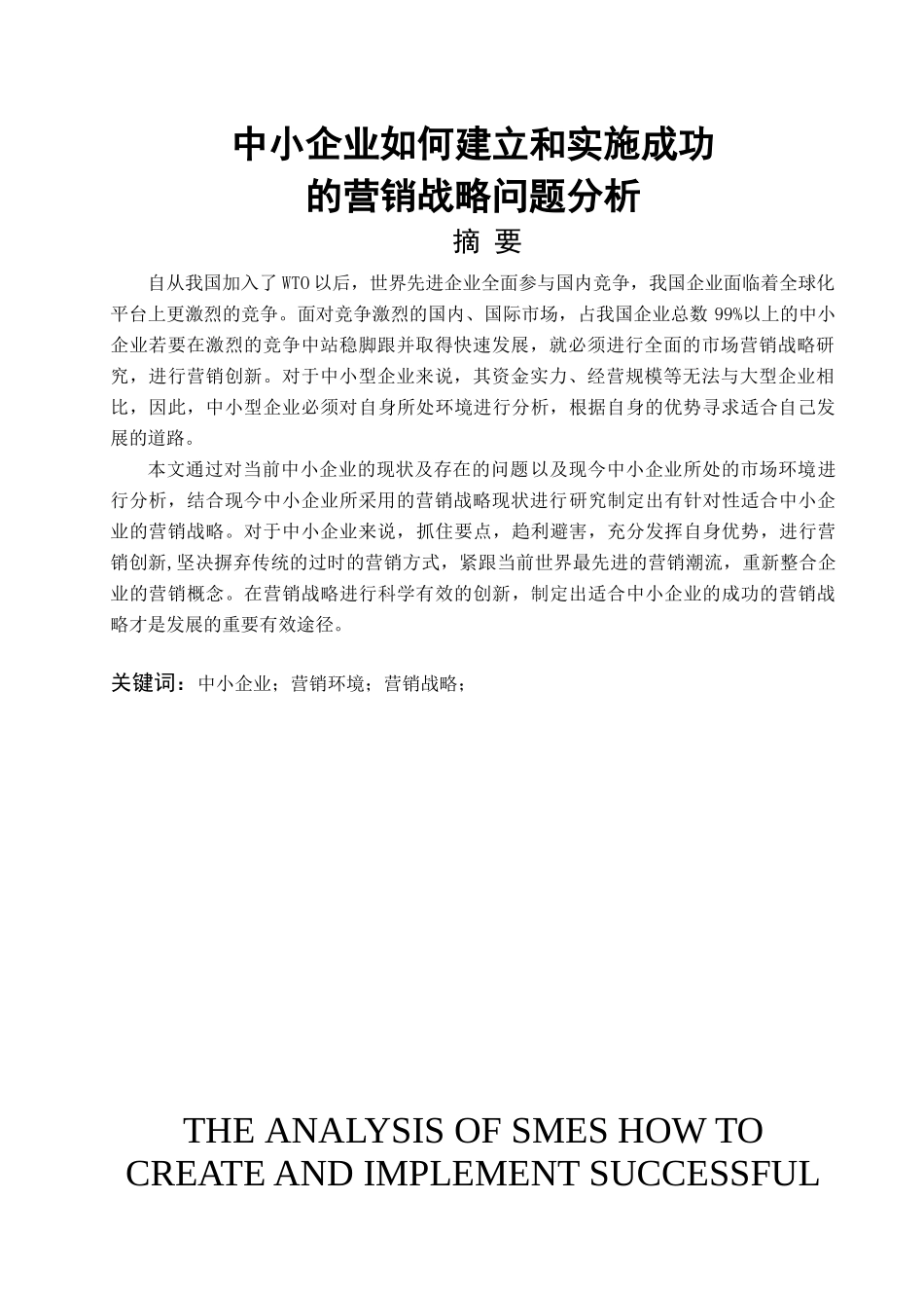 中小企业如何建立和实施成功_第1页