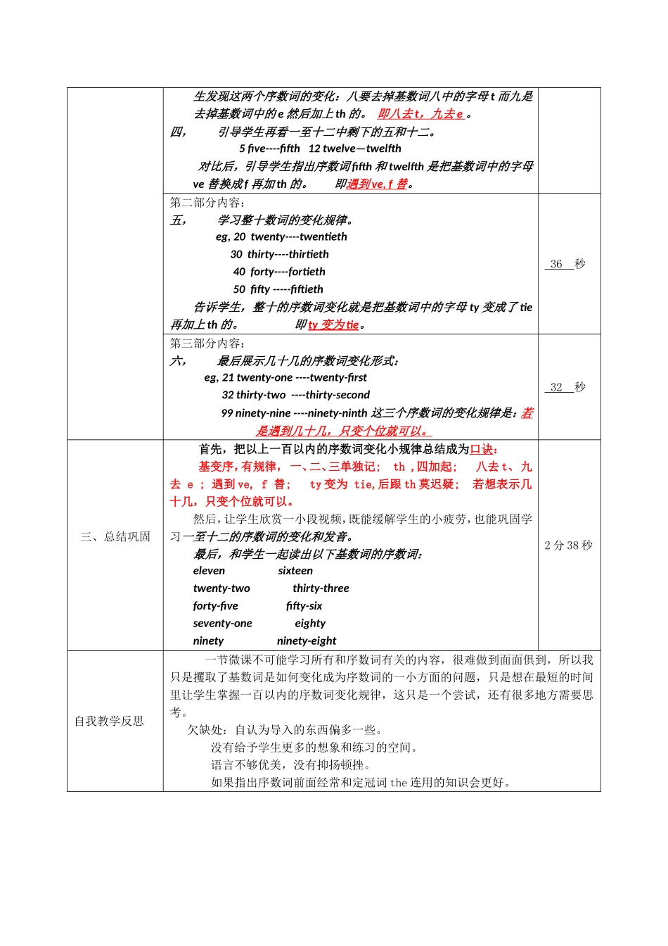序数词微课教学设计_第2页