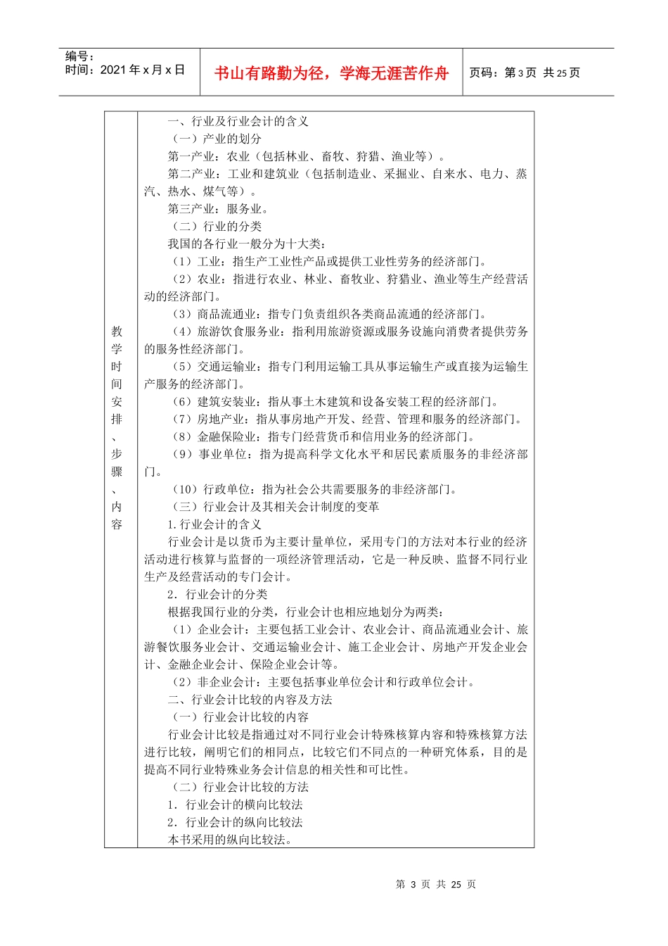 《行业会计比较》课程学习指南_第3页